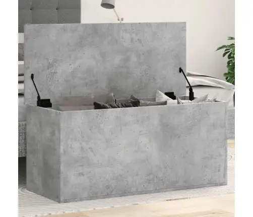 Hoiukast, Betoonhall, 100X42X46 cm Tehispuit