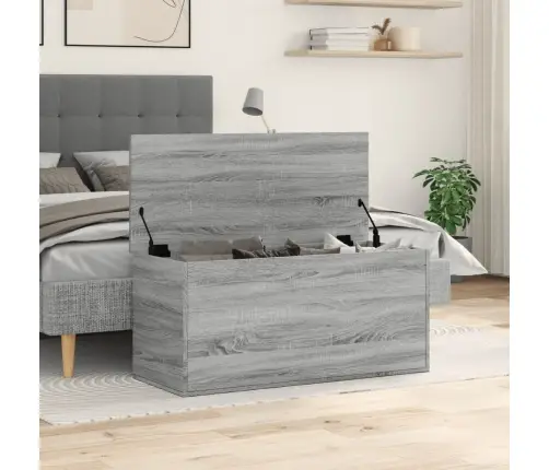 Hoiukast, Hall Sonoma Tamm, 100X42X46 cm Tehispuit