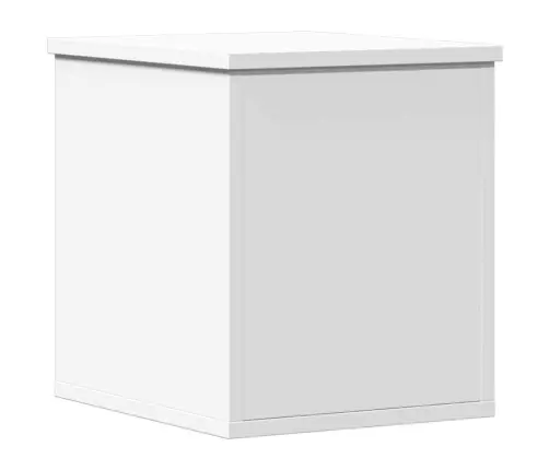 Daiktadėžė, Baltos Spalvos, 30X35X35cm Apdirbta Mediena