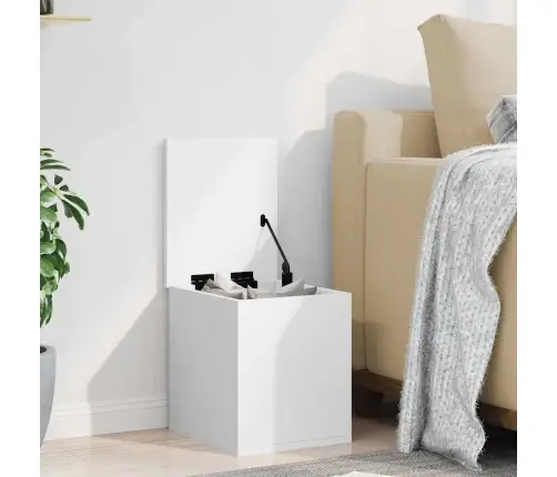 Daiktadėžė, Baltos Spalvos, 30X35X35cm Apdirbta Mediena