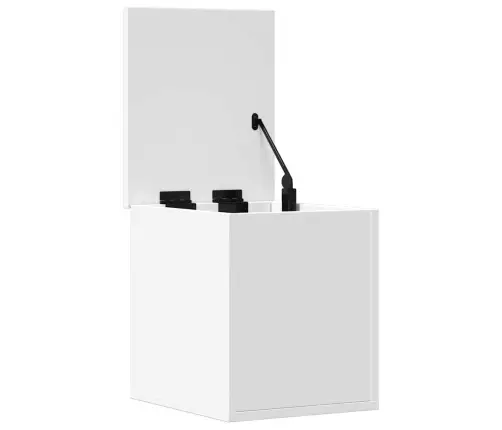 Daiktadėžė, Baltos Spalvos, 30X35X35cm Apdirbta Mediena