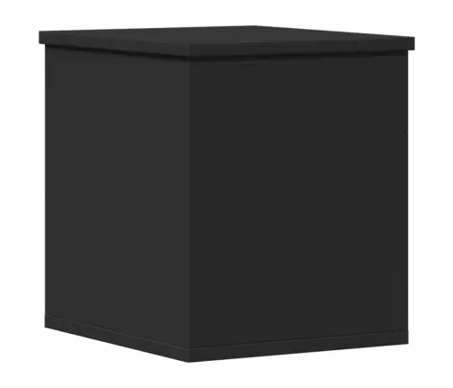 Uzglabāšanas Kaste, 30X35X35 Cm, Inženierijas Koks, Melna Vidaxl