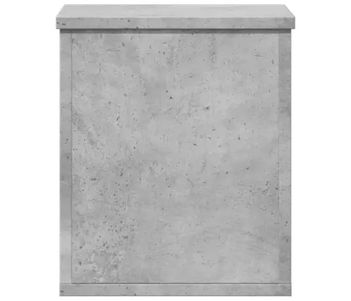 Uzglabāšanas Kaste, Betonpelēka, 30X35X35 Cm, Inženierijas Koks Vidaxl
