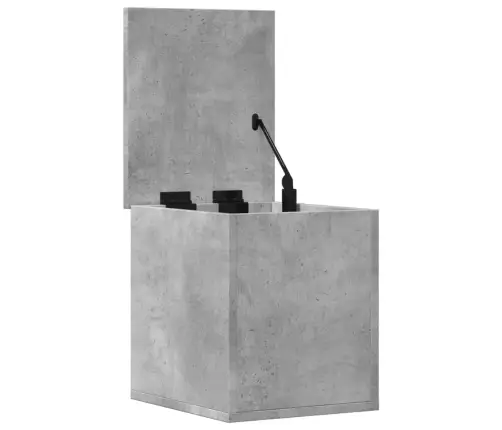 Uzglabāšanas Kaste, Betonpelēka, 30X35X35 Cm, Inženierijas Koks Vidaxl