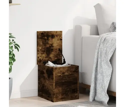 Uzglabāšanas Kaste, 30X35X35 Cm, Inženierijas Koks, Ozola Krāsa Vidaxl