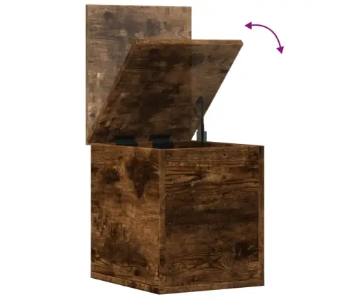 Uzglabāšanas Kaste, 30X35X35 Cm, Inženierijas Koks, Ozola Krāsa Vidaxl