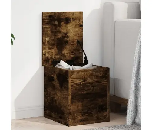 Uzglabāšanas Kaste, 30X35X35 Cm, Inženierijas Koks, Ozola Krāsa Vidaxl