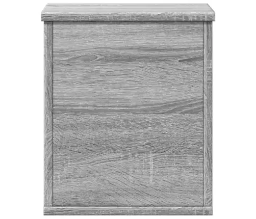 Uzglabāšanas Kaste, 30X35X35 Cm, Inženierijas Koks, Pelēka Vidaxl