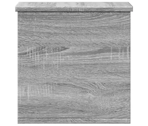 Uzglabāšanas Kaste, 30X35X35 Cm, Inženierijas Koks, Pelēka Vidaxl