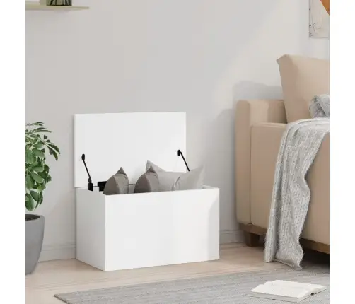 Hoiukast, Valge, 60 X 35 X 35 cm Tehispuit