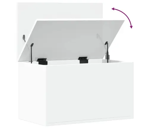 Hoiukast, Valge, 60 X 35 X 35 cm Tehispuit