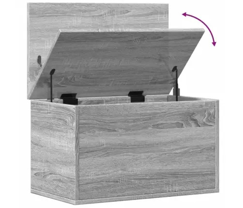 Uzglabāšanas Kaste, 60X35X35 Cm, Inženierijas Koks, Pelēka Vidaxl