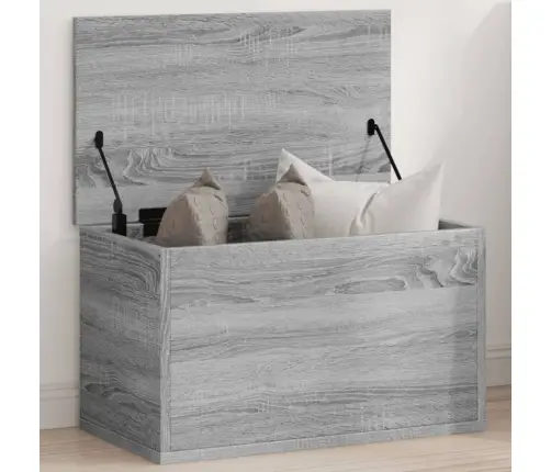 Uzglabāšanas Kaste, 60X35X35 Cm, Inženierijas Koks, Pelēka Vidaxl