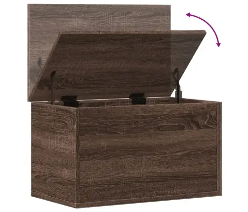 Hoiukast, Pruun Tamm, 60 X 35 X 35 cm Tehispuit