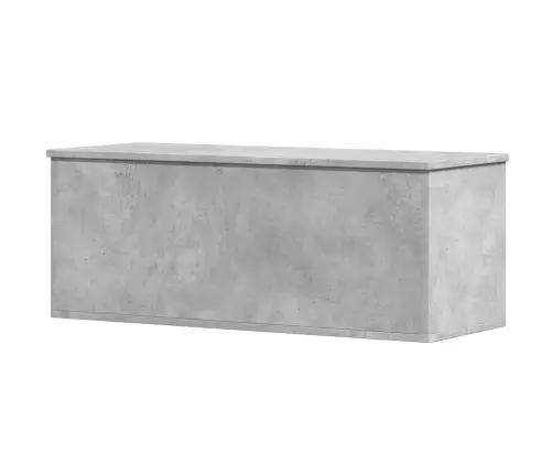 Uzglabāšanas Kaste, Betonpelēka, 90X35X35 Cm, Inženierijas Koks Vidaxl