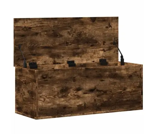 Uzglabāšanas Kaste, 90X35X35 Cm, Inženierijas Koks, Ozola Krāsa Vidaxl