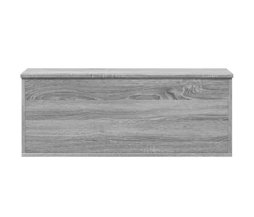 Uzglabāšanas Kaste, 90X35X35 Cm, Inženierijas Koks, Pelēka Vidaxl