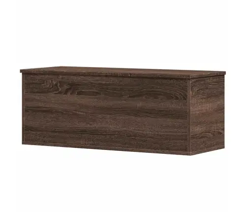 Uzglabāšanas Kaste, 90X30X35 Cm, Inženierijas Koks, Ozola Brūna Vidaxl