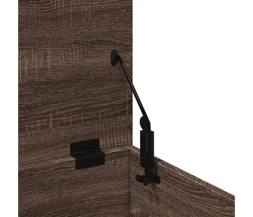 Uzglabāšanas Kaste, 90X30X35 Cm, Inženierijas Koks, Ozola Brūna Vidaxl