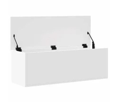 Hoiukast, Valge, 102 X 35 X 35 cm Tehispuit