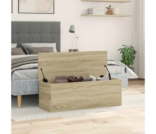 Kaste, 102X35X35 Cm, Inženierijas Koks, Sonomas Ozolkoka Vidaxl