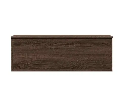 Uzglabāšanas Kaste, 102X35X35Cm, Inženierijas Koks, Ozola Brūna Vidaxl