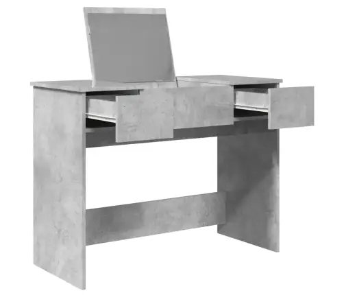 Kosmetinis Staliukas Su Veidrodžiu, Betono, 100X45X76Cm