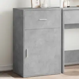 Skapis, Betona Pelēks, 56,5X39X90 Cm, Inženierijas Koks Vidaxl