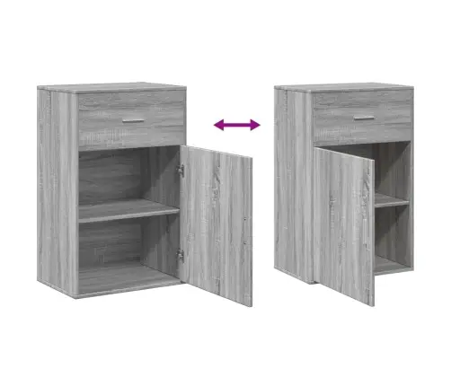 Hoiukapp, Hall Sonoma Tamm, 56,5 X 39 X 90 cm Tehispuit