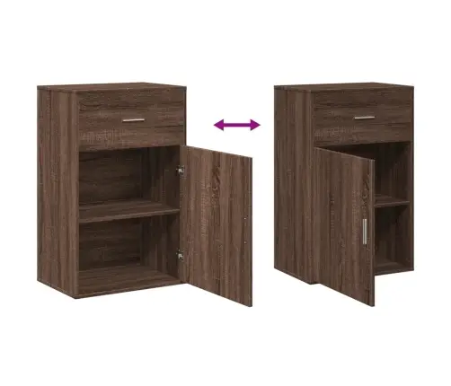 Spintelė Daiktams, Ruda Ąžuolo, 56,5X39X90cm Apdirbta Mediena