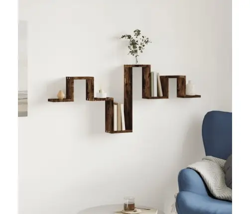 Sienas Plaukts, Ozolkoks, 104,5X10X43 Cm, Inženierijas Koks Vidaxl