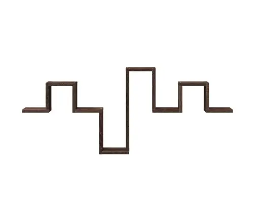 Sienas Plaukts, Ozola Krāsa, 104,5X10X43 Cm, Inženierijas Koks Vidaxl