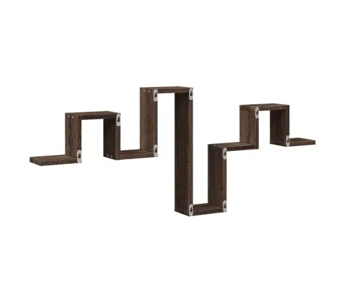 Sienas Plaukts, Ozola Krāsa, 104,5X10X43 Cm, Inženierijas Koks Vidaxl