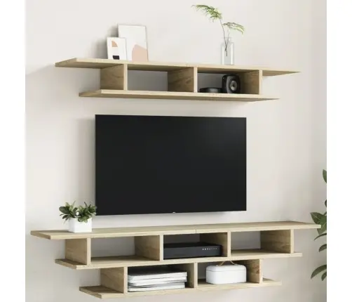 Telerikappide Komplekt, Sonoma Tamm, Tehispuit