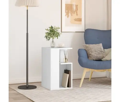 Galdiņš, Balts, 35X35X60 Cm, Skaidu Plāksne Vidaxl