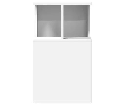 Galdiņš, Balts, 35X35X60 Cm, Skaidu Plāksne Vidaxl