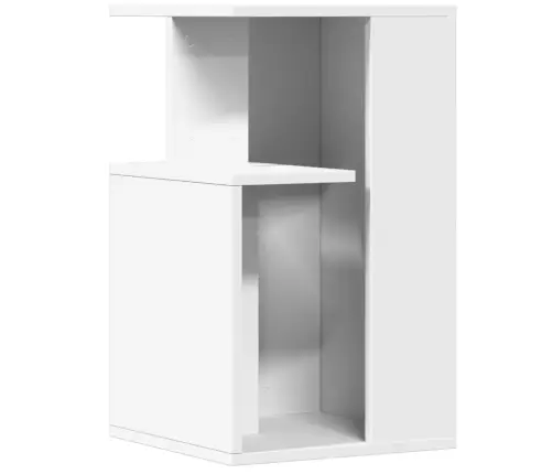 Galdiņš, Balts, 35X35X60 Cm, Skaidu Plāksne Vidaxl