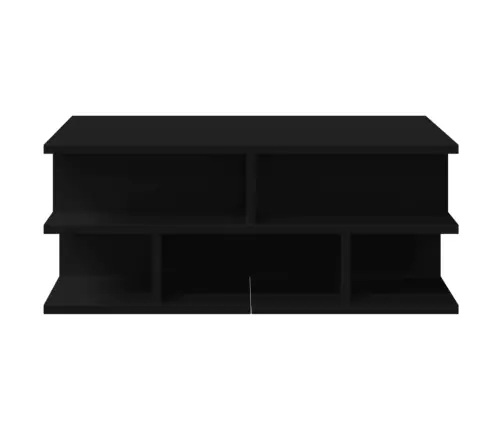 Kafijas Galdiņš, Melns, 70X70X29 Cm, Inženierijas Koks Vidaxl