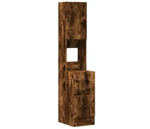 Virtuves Skapītis, Ozola, 35X50X180 Cm, Inženierijas Koks Vidaxl