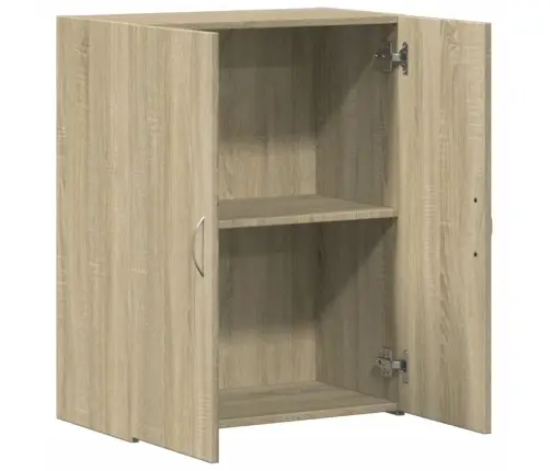 Dokumentu Skapītis, Koka Krāsa, 60X32X77,5Cm, Inženierijas Koks Vidaxl