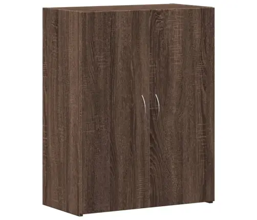 Dokumentu Skapis, Brūna Ozola, 60X32X77,5 Cm, Inženierijas Koks Vidaxl