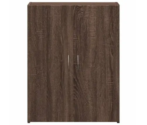 Dokumentu Skapis, Brūna Ozola, 60X32X77,5 Cm, Inženierijas Koks Vidaxl