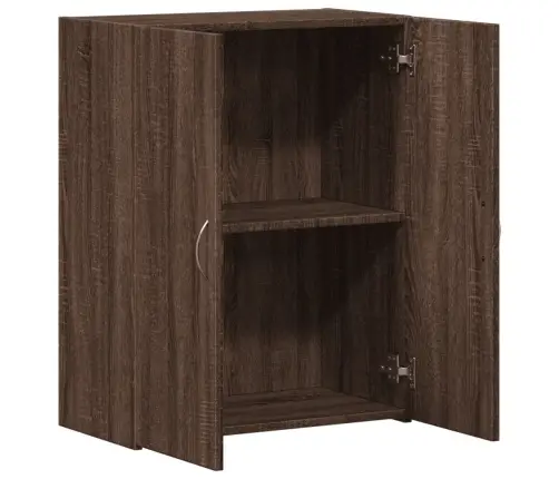 Dokumentu Skapis, Brūna Ozola, 60X32X77,5 Cm, Inženierijas Koks Vidaxl