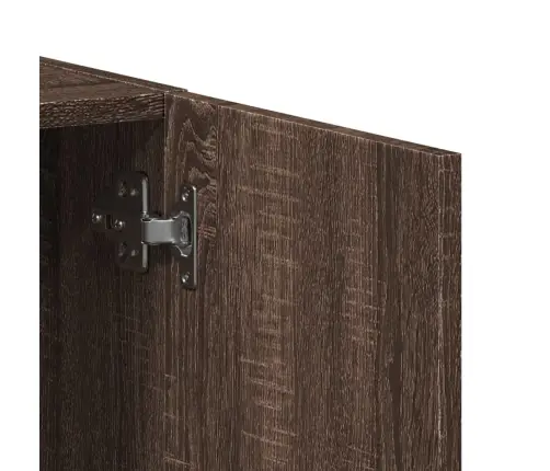 Dokumentu Skapis, Brūna Ozola, 60X32X77,5 Cm, Inženierijas Koks Vidaxl