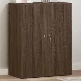 Dokumentu Skapis, Brūna Ozola, 60X32X77,5 Cm, Inženierijas Koks Vidaxl
