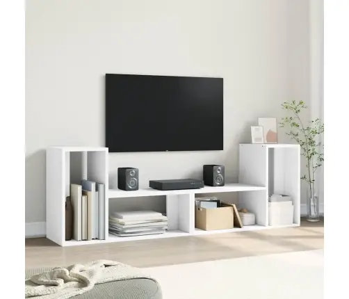 Tv Skapīši, 2 Gb., 75X30X50 Cm, Balti, Inženierijas Koks Vidaxl