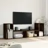 Tv Skapīši, 2 Gab., Koka Krāsa, 75X30X50 Cm, Inženierijas Koks Vidaxl