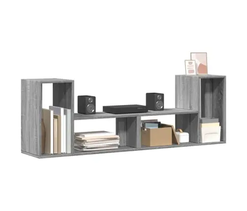 Tv Skapīši, 2 Gab., Pelēks, 75X30X50 Cm, Inženierijas Koks Vidaxl