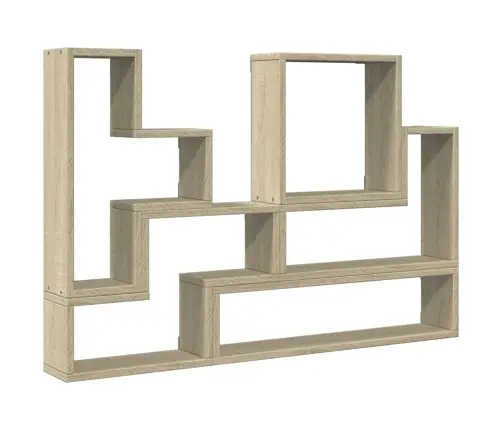 Sieninė Lentyna, Sonoma Ąžuolo, 96X12X64cm Apdirbta Mediena