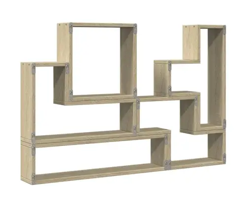 Sieninė Lentyna, Sonoma Ąžuolo, 96X12X64cm Apdirbta Mediena